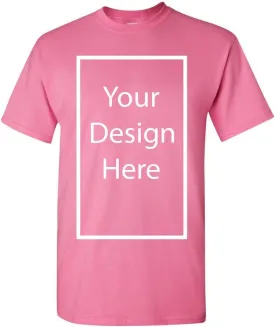 Add Your Own and Text Design Custom Personalized Adult T-Shirt Tee