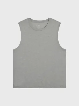 ALO HEATHER GREY TRIUMPH MUSCLE TANK