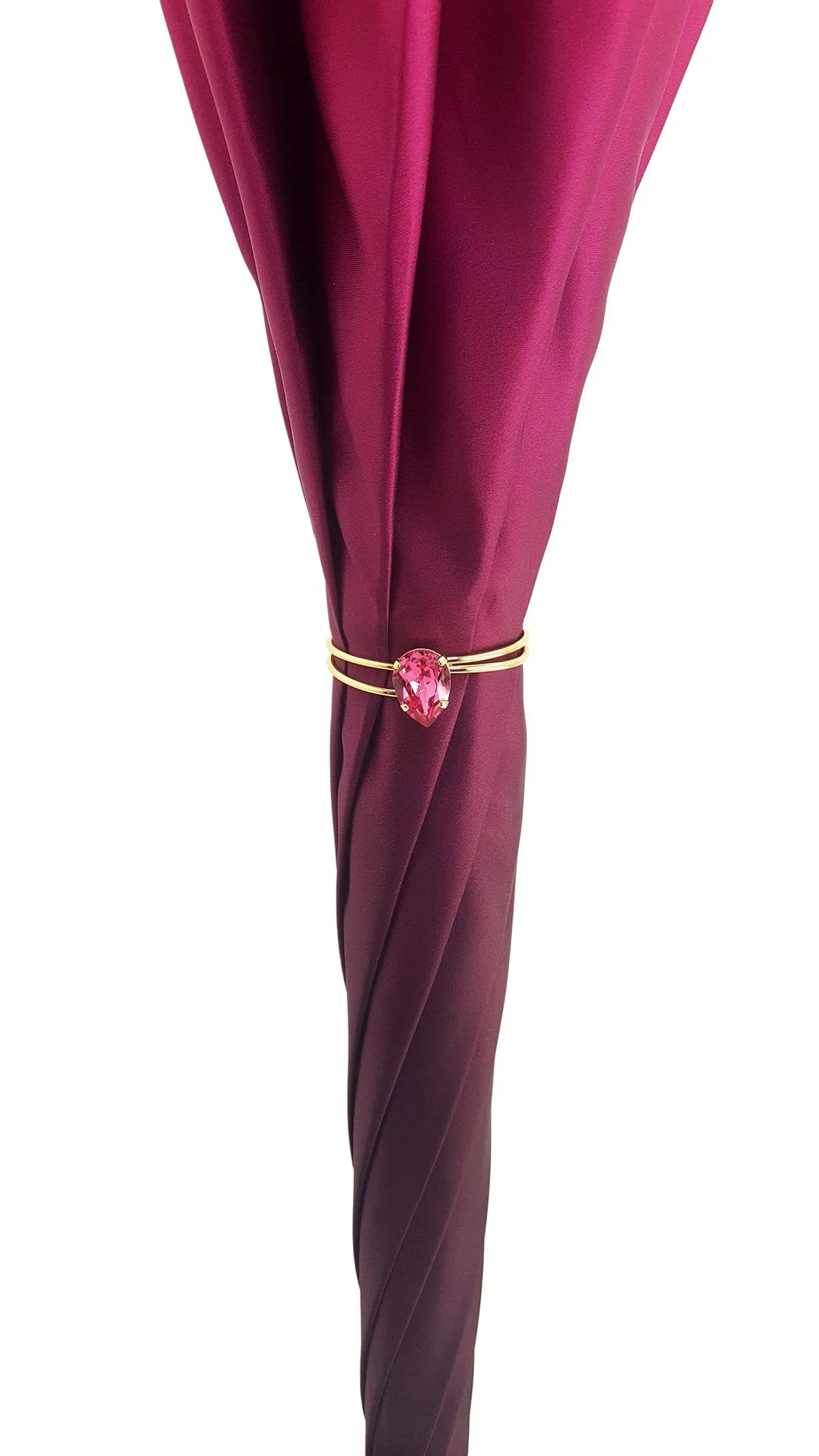 Beautifull Double Canopy Toucan Umbrella in a Luxurious Gradient Fuchsia Color