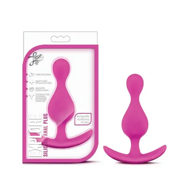 Blush Luxe Explore Silicone Anal Plug Pink