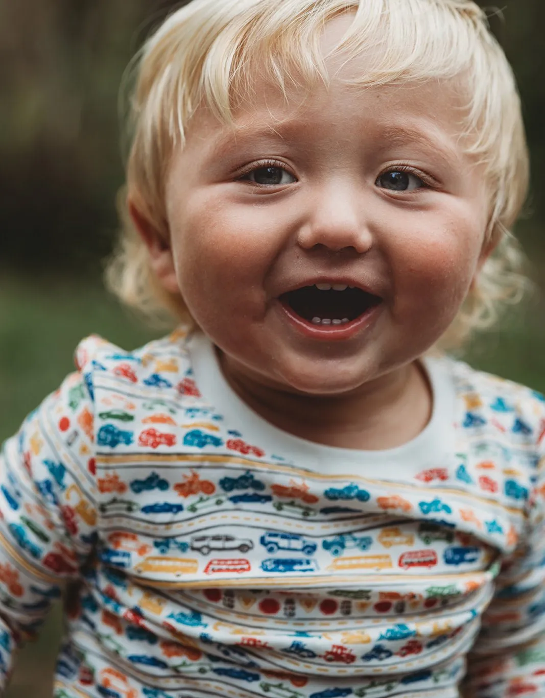 Cars & Trucks Two Piece Kids Pajamas