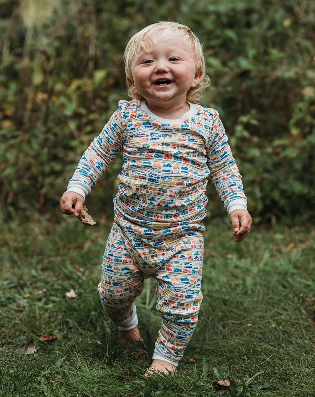 Cars & Trucks Two Piece Kids Pajamas
