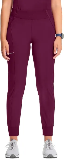 Cherokee Infinity Womens Scrub Jogger Pants Mid Rise with 5 Pockets, 360 Stretch Fabric - CK110A