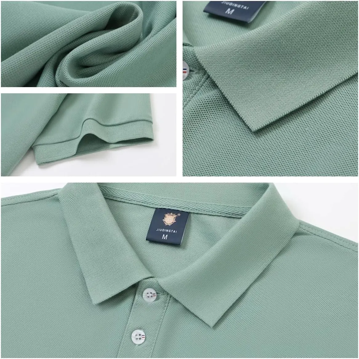 Custom Polo Shirt Add Your Own Logo Text, Personalized Golf Shirts for Men Women, Design for Work Casual