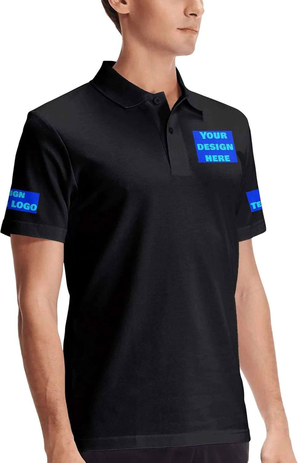 Custom Polo Shirts Design Your Own Logo Photo Name Customized for Men Company Polos Personalized Golf Tshirts S-4XL