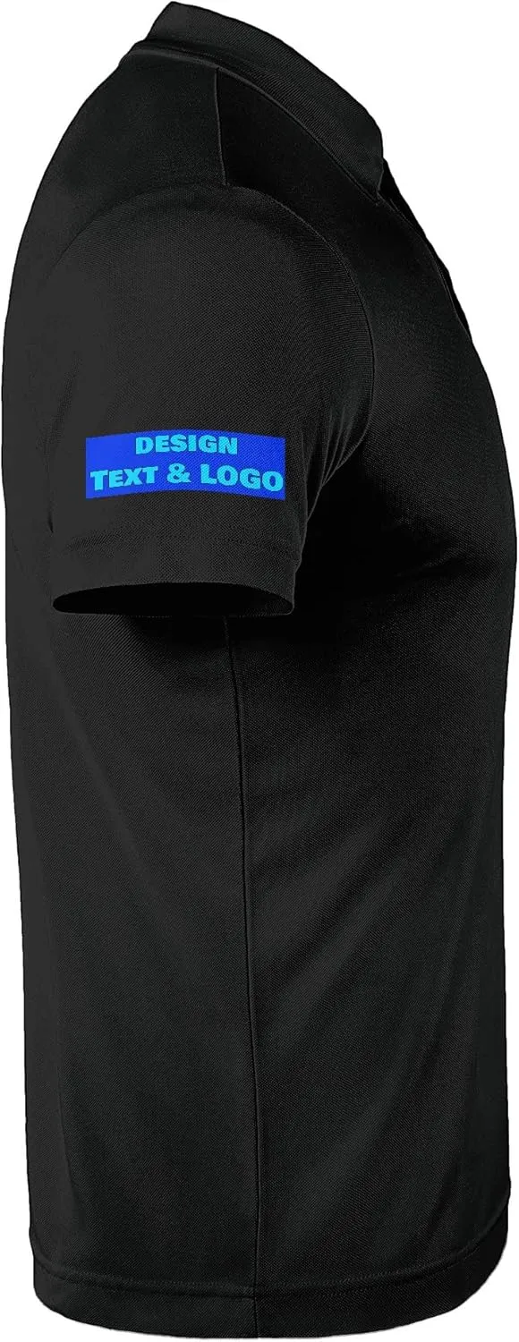 Custom Polo Shirts Design Your Own Logo Photo Name Customized for Men Company Polos Personalized Golf Tshirts S-4XL