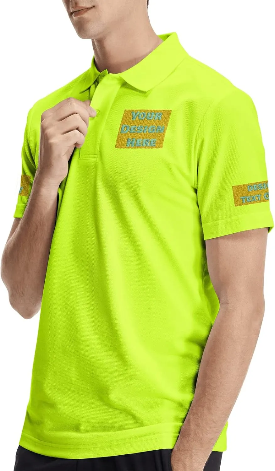 Custom Polo Shirts Design Your Own Logo Photo Name Customized for Men Company Polos Personalized Golf Tshirts S-4XL