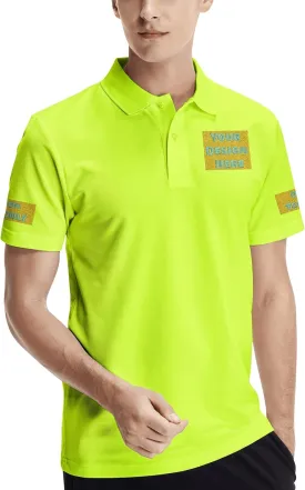 Custom Polo Shirts Design Your Own Logo Photo Name Customized for Men Company Polos Personalized Golf Tshirts S-4XL