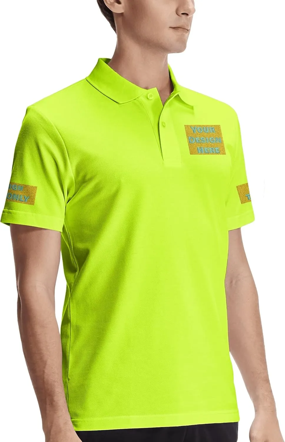 Custom Polo Shirts Design Your Own Logo Photo Name Customized for Men Company Polos Personalized Golf Tshirts S-4XL