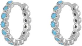 Cute Turquoise Huggie Hoop Small Earrings for Women Cartilage 925 Sterling Silver Beaded Hypoallergenic Pierced Sleeper Cuffs 10mm Hoops Earring Dainty Birthday Christmas Jewelry Gifts for Everyday Cute Turquoise Huggie Hoop Small Earrings for Women Cartilage 925 Sterling Silver Beaded Hypoallergenic Pierced Sleeper Cuffs 10mm Hoops Earring Dainty Birthday Christmas Jewelry Gifts for Everyday
