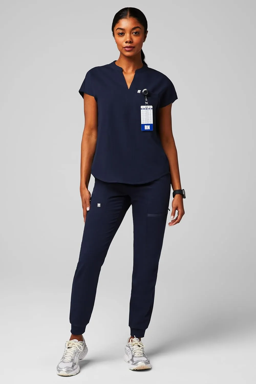 Fabletics Women's Active Scrub Jogger - MotionTech, Pocket-Packed, Lightweight, Wrinkle-Resist, Semi-Slim Fit