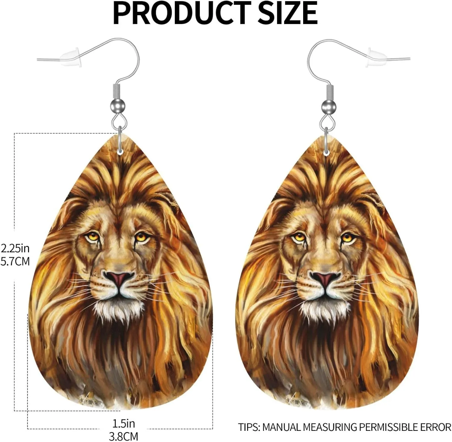 Faux Leather Earrings, Teardrop Dangle Earrings, Lightweight Dangle For Women