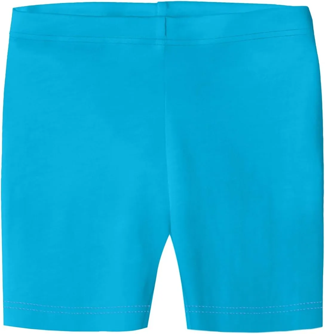 Girls Soft 100% Cotton Bike Shorts