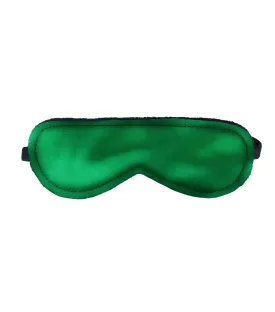 Green Satin Blind Folds