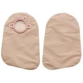 Hollister New Image Two-Piece Closed Pouch, 2-3/4" Flange, Filter, 9" L, QuietWear, Beige