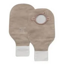 Hollister New Image Two-Piece Drainable Pouch, 2-3/4" Flange, Filter, Clamp Closure, Beige