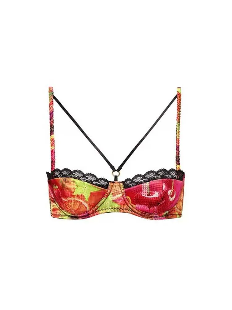 Lace Satin Soft Wire Bra【s0000009174】