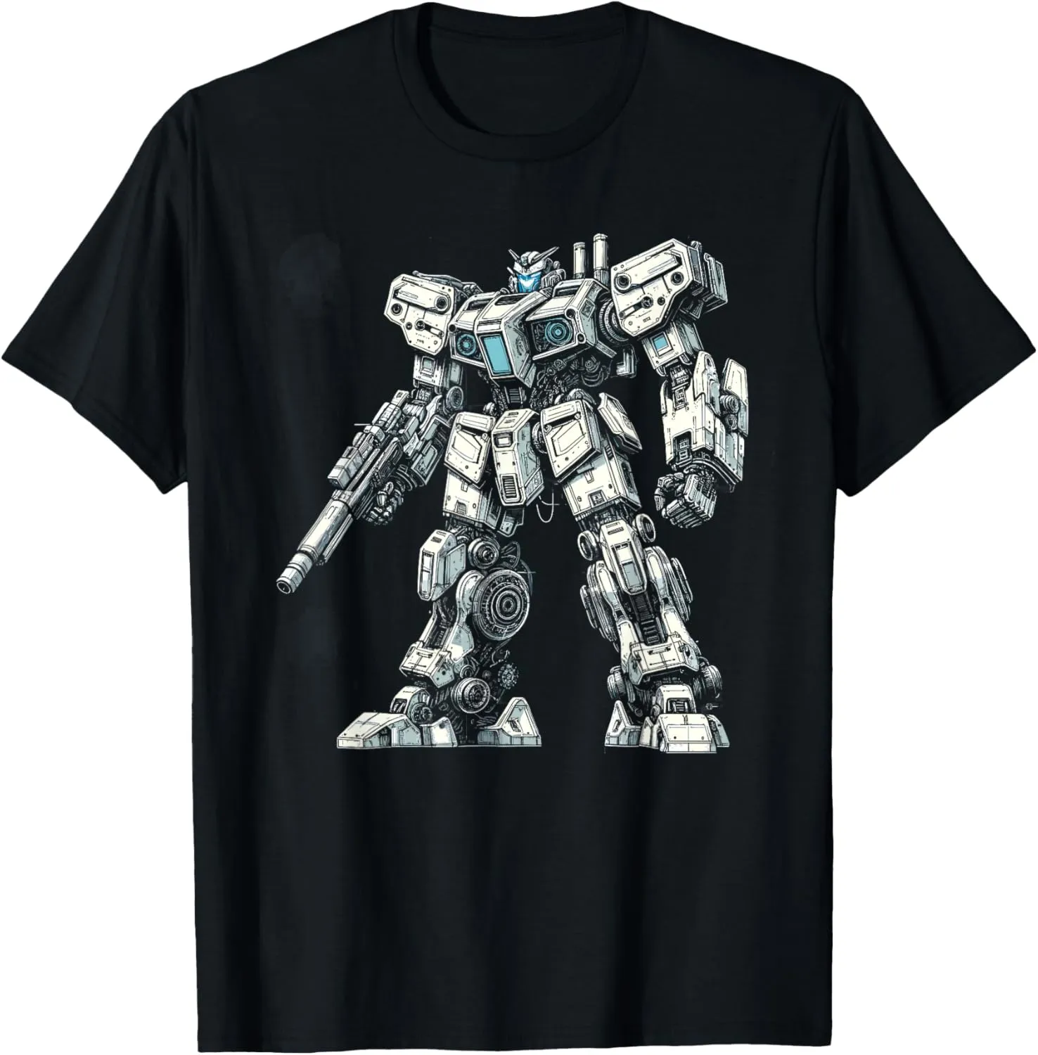 Mech Robot Design Sketch Drawing Art T-Shirt
