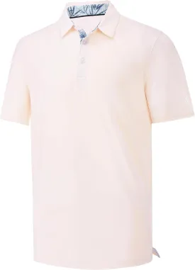 Mens Polo Shirts Short Casual Solid Stylish Dry Fit Performance Designed Collared Golf Polo Shirts for Men
