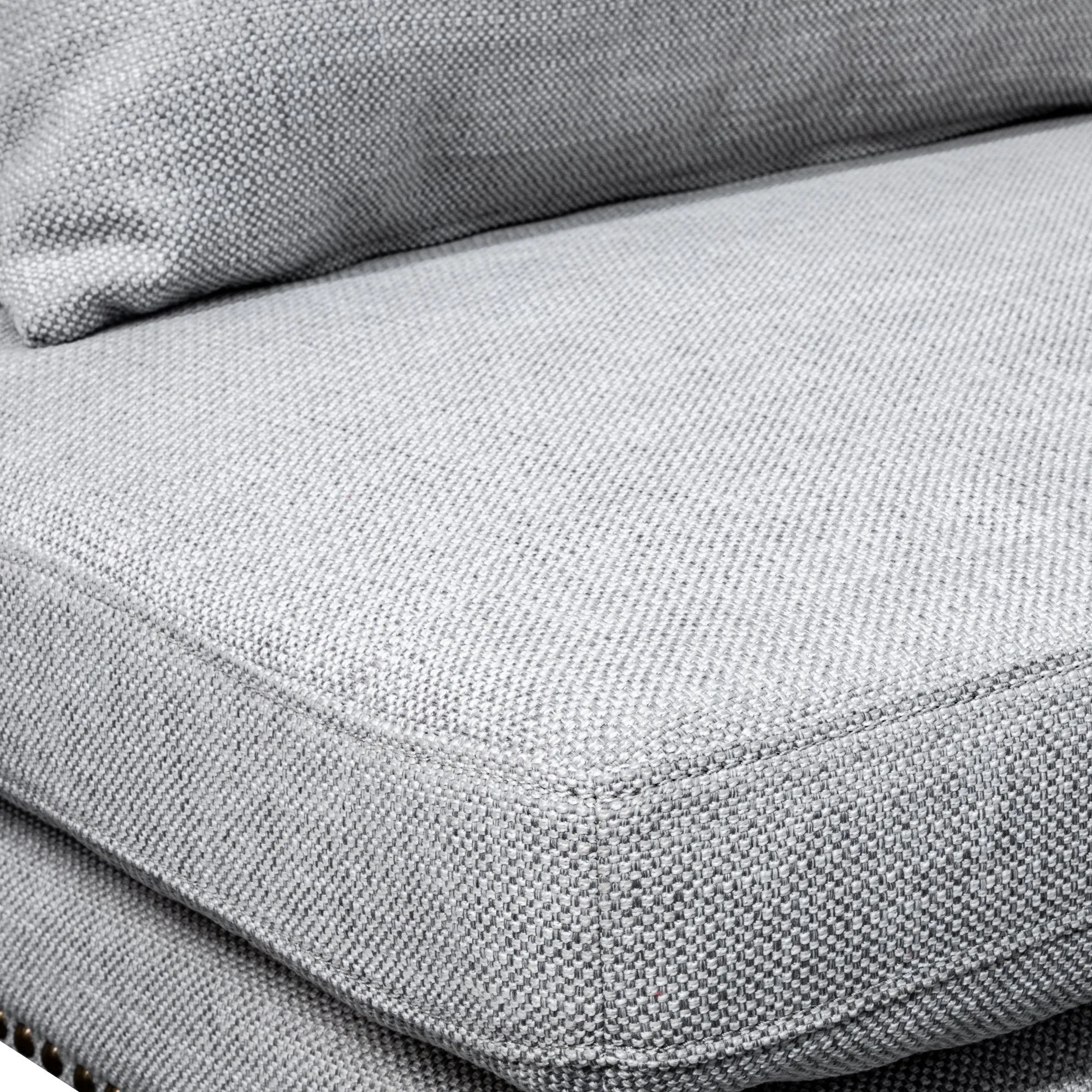 Mercer Lounge Wingback Chair in Light Texture Grey