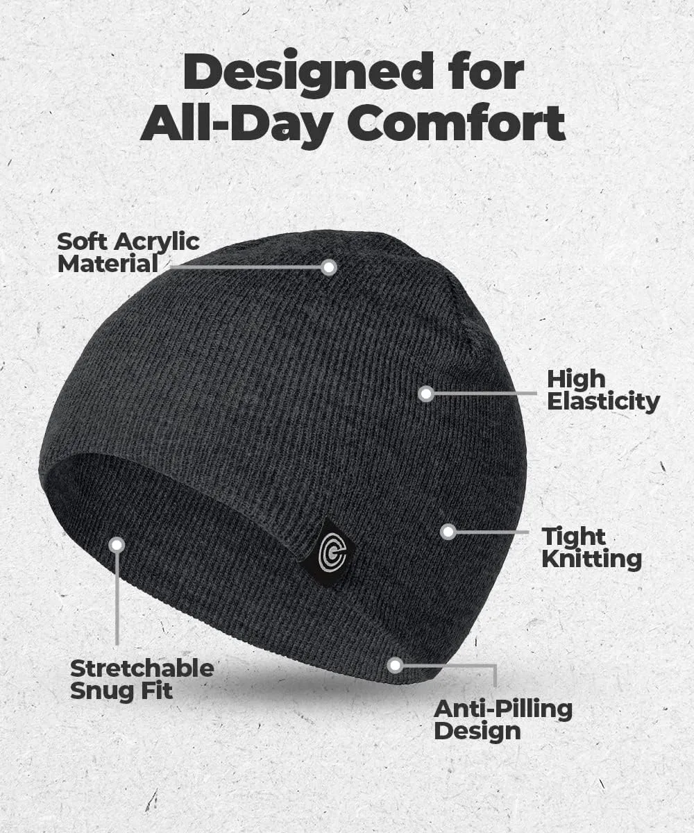 Original Beanie Cap - Soft Knit Beanie Hat - Warm and Durable