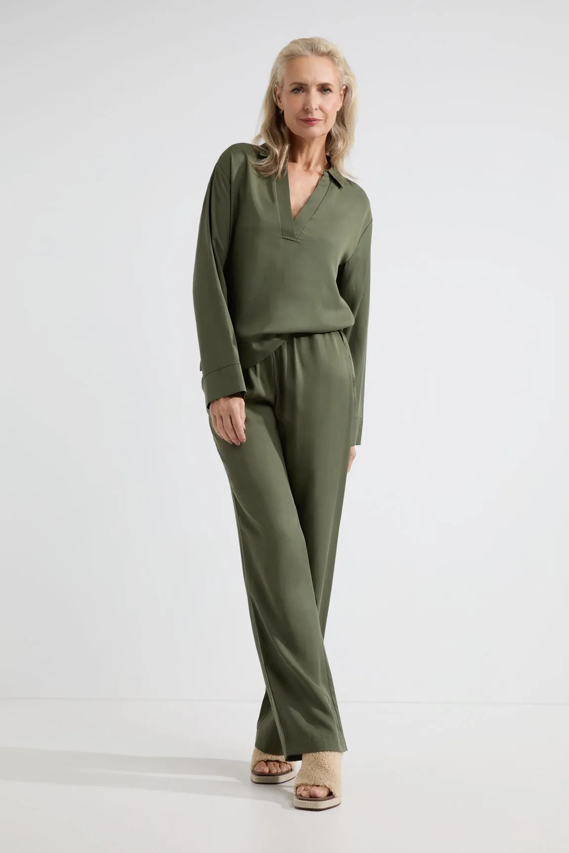 Pantalon Angelo - Pesto