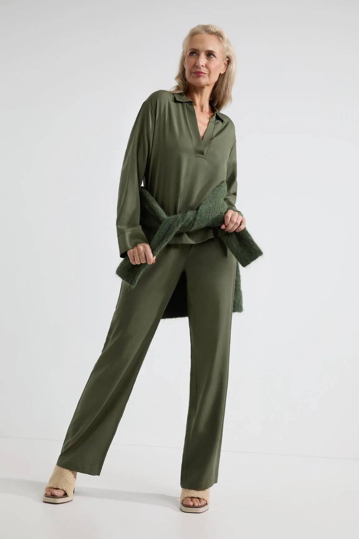 Pantalon Angelo - Pesto
