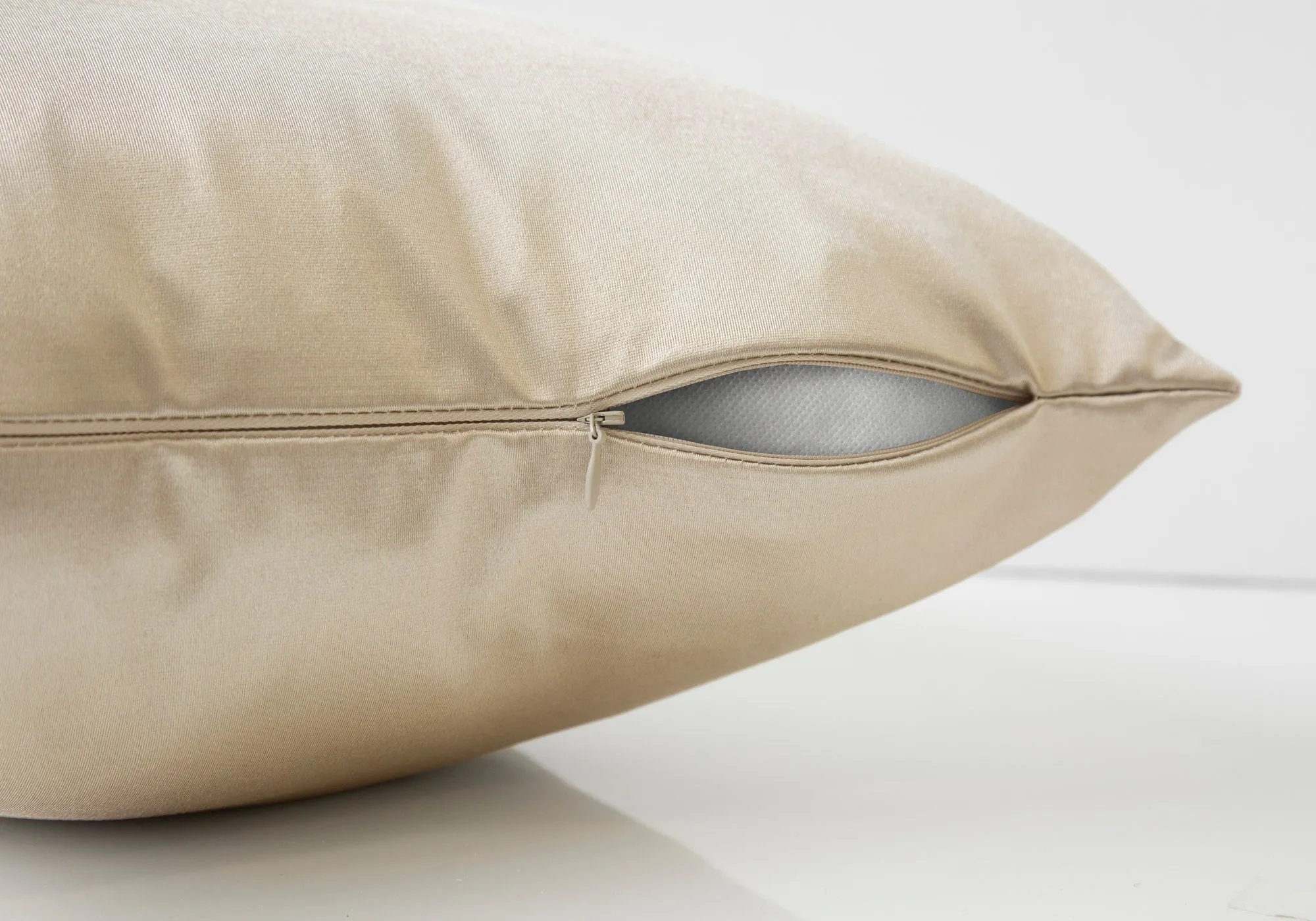 Pillow - 18"X 18" / Gold Satin / 2Pcs