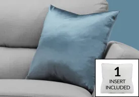 Pillow - 18"X 18" / Pale Blue Satin / 1Pc