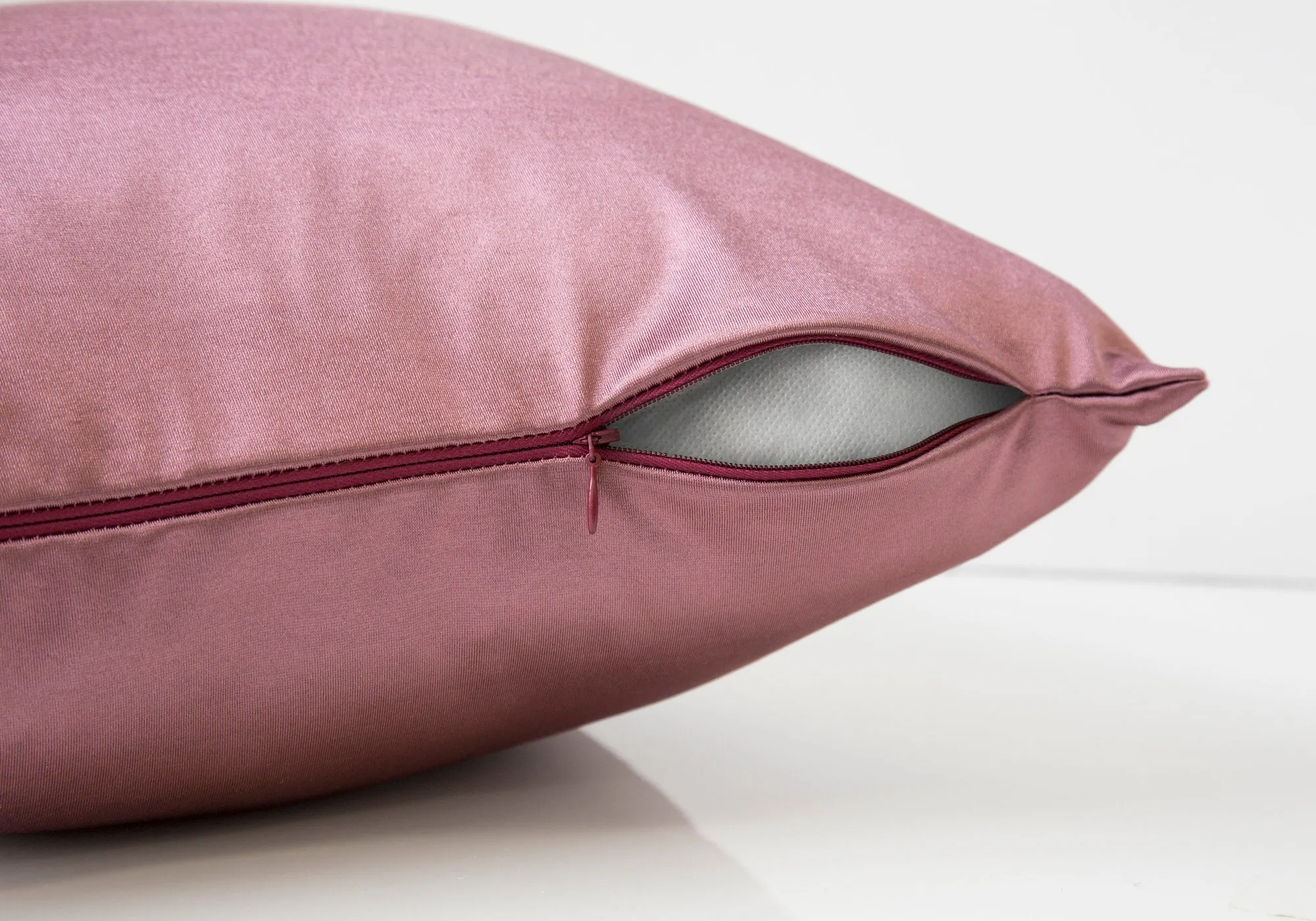 Pillow - 18"X 18" / Pink Satin / 1Pc