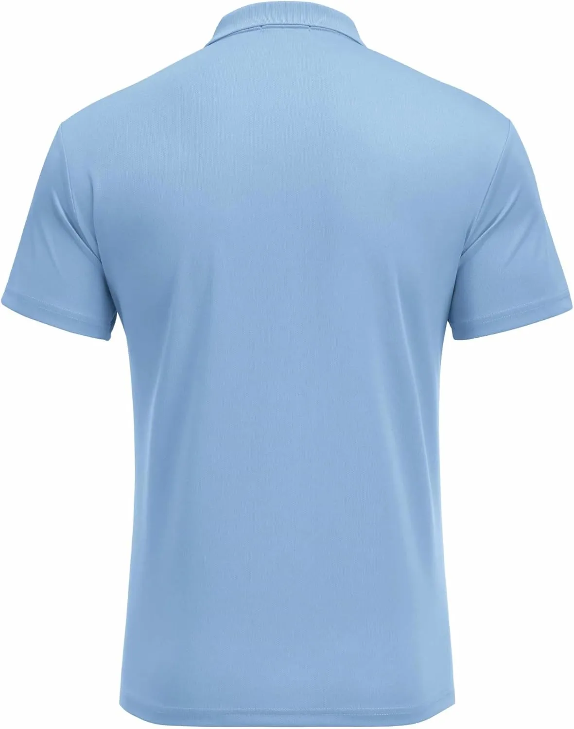 PINSPARK Golf Polo Shirts for Men Quick Dry Short Sleeve Collared Shirt Slim Fit Casual Solid Stylish Polos Shirt