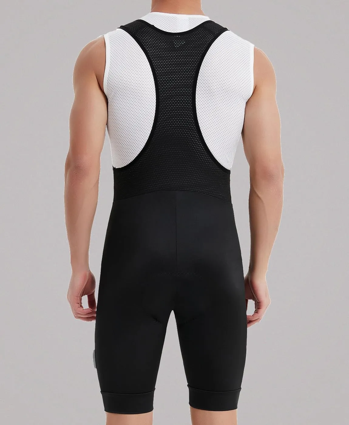 qualidyne Men's Cycling Bib Shorts 4D Padded Breathable Road Bike Bibs Biking Shorts