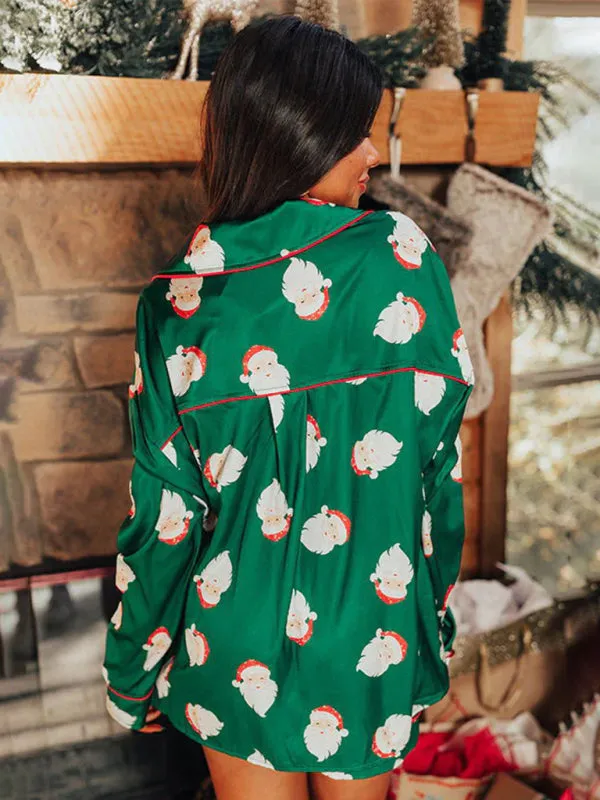 Sassy Casual Christmas Prints Pajamas