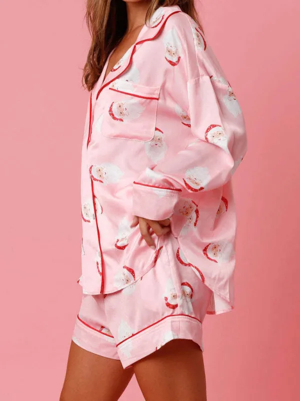 Sassy Casual Christmas Prints Pajamas