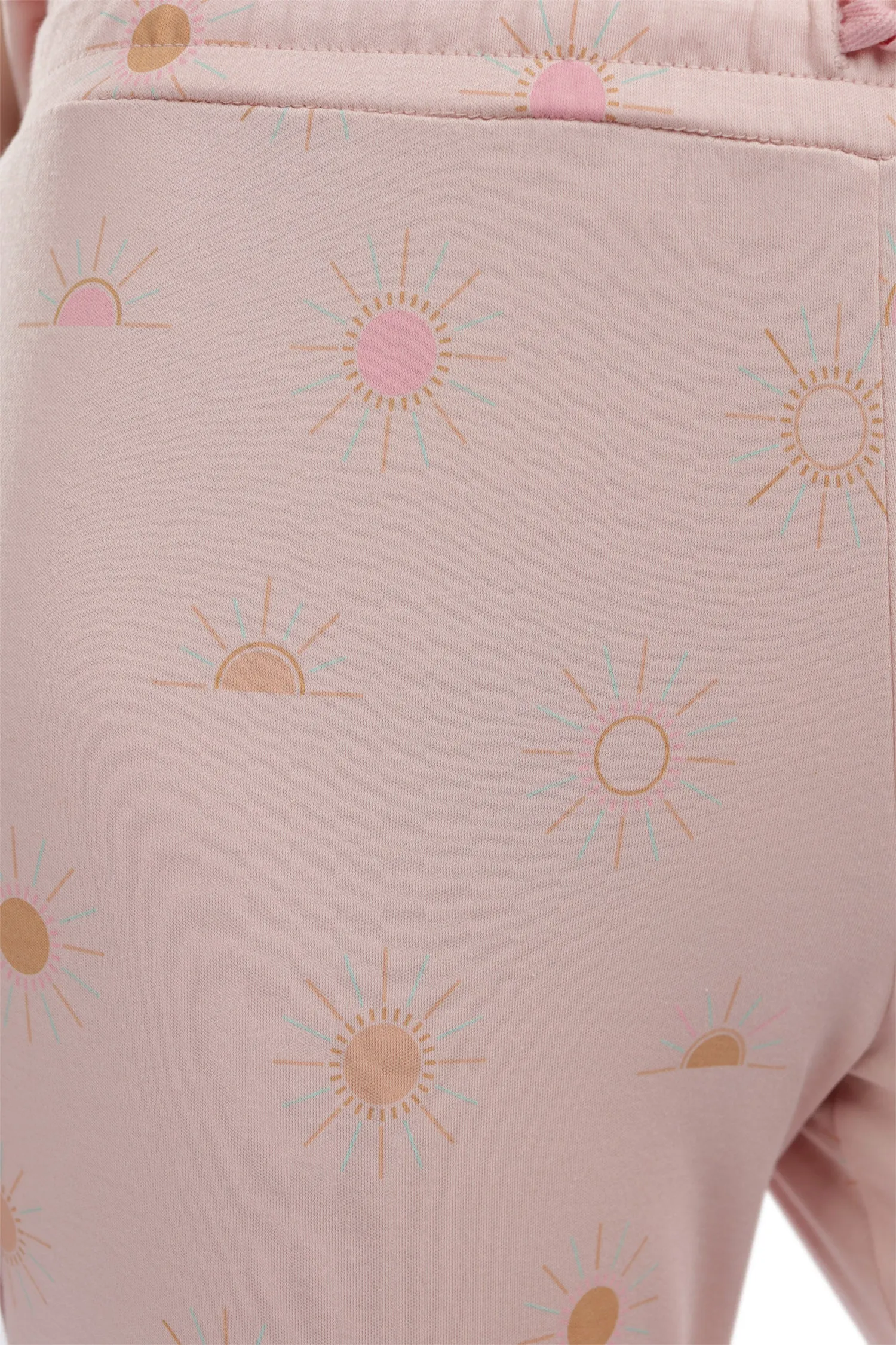 The Day Dream Short-Sleeve Set in Peach Whip