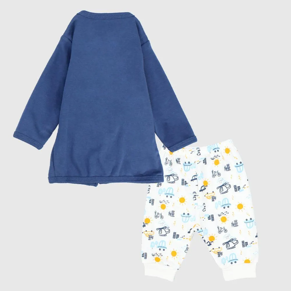 Transportation Long-Sleeved Pajama