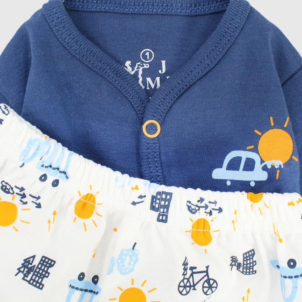 Transportation Long-Sleeved Pajama
