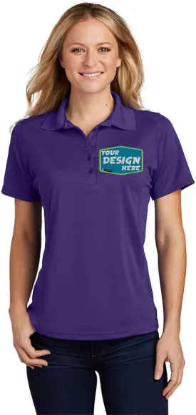 Women's Custom Polo Shirts - Breathable, Lightweight & Embroidered